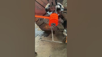 Make in China How to make springs for train parts in the factory  #machine #springs #manufacturing