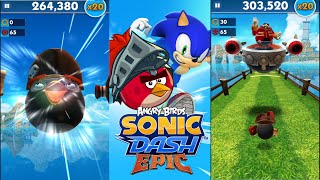 DTBROS on X: An enemy of mine showed me this mobile crossover with Angry  Birds Epic and Sonic Dash. And I looked at the renders for the crossover  and if we think