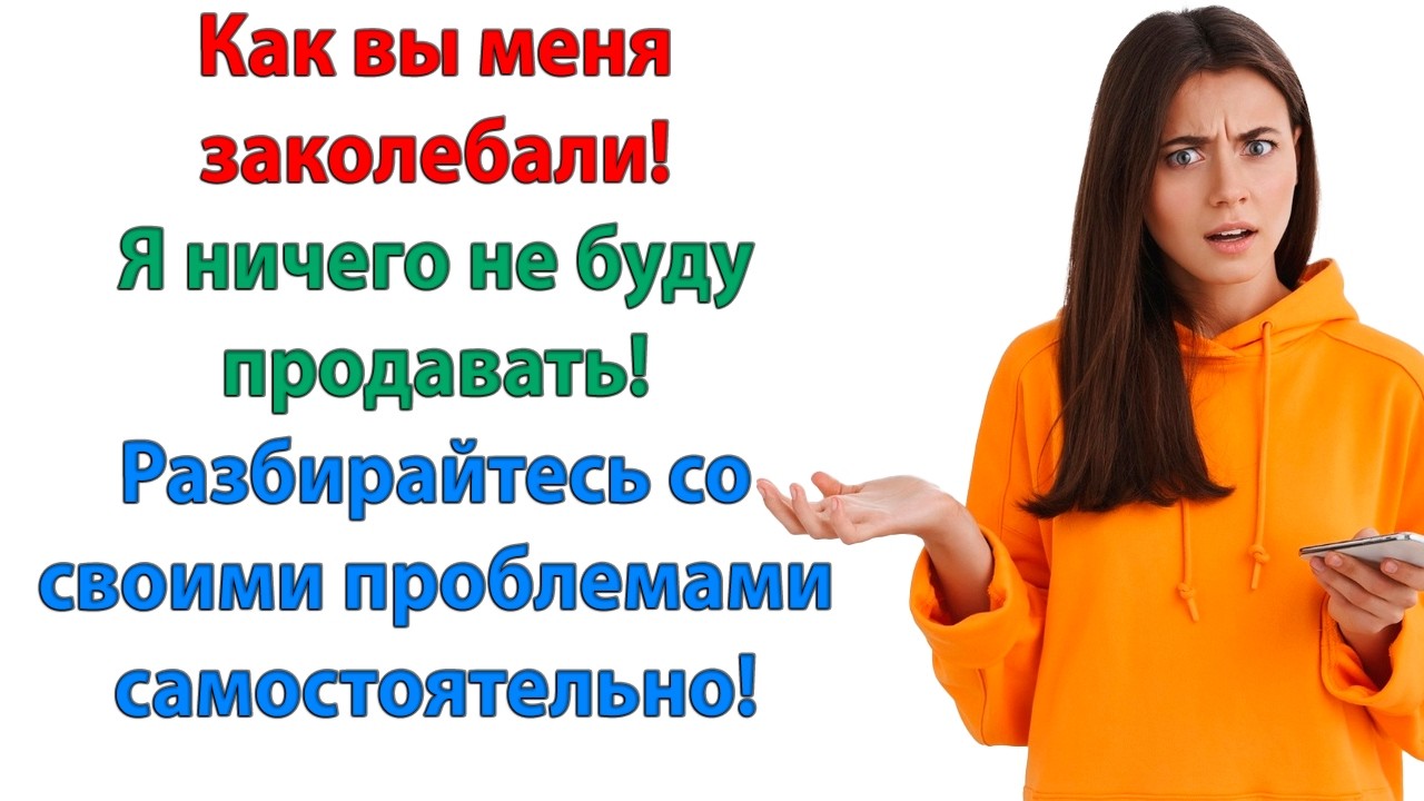 У меня же квартиру отберут! верещала свекровь. Мне плевать! Нечего было брать кредит на 3 миллиона!
