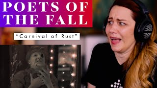 My First Time Hearing Poets of the Fall! "Carnival of Rust" Vocal ANALYSIS!