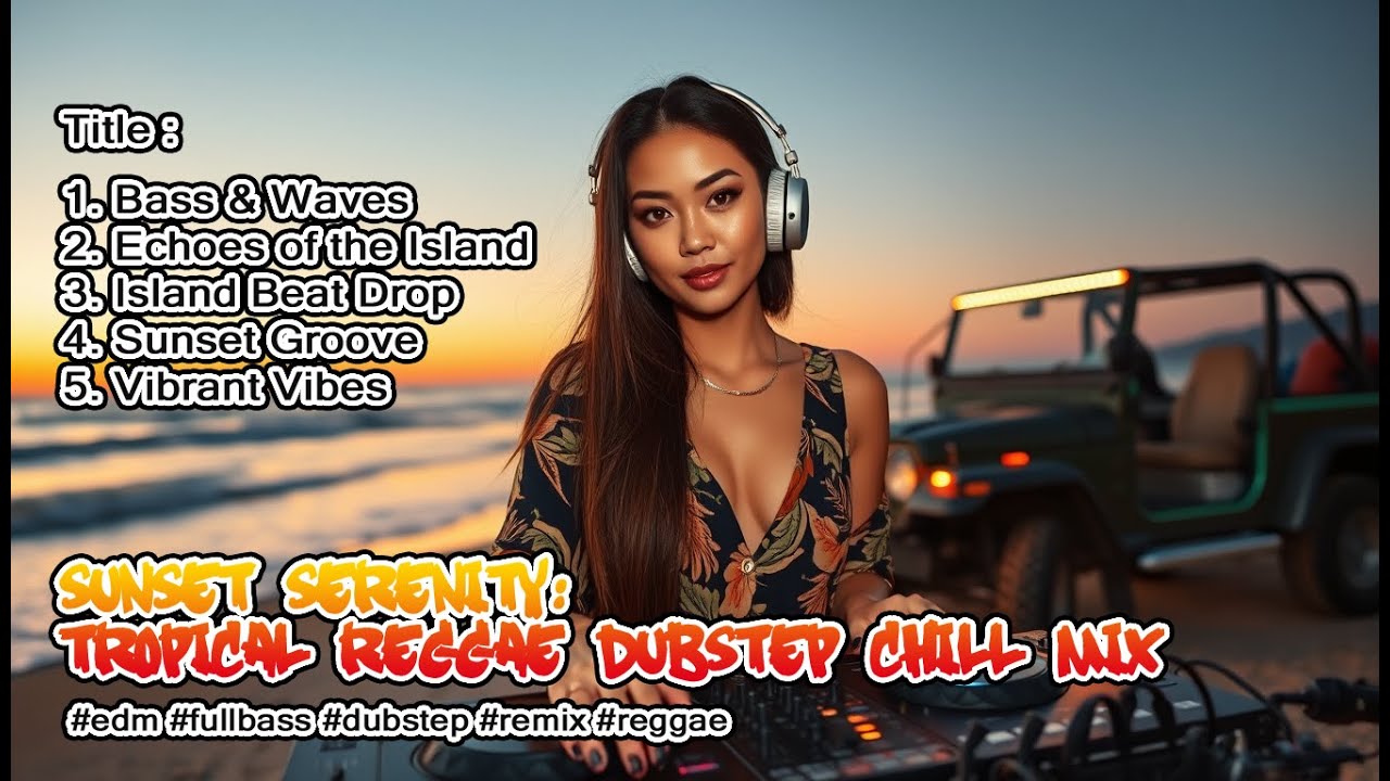 Sunset Serenity Tropical Reggae Dubstep Chill Mix - YouTube