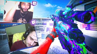 Killing Twitch Streamers In MW3 Search And Destroy (BOTH POVS + HILARIOUS REACTIONS)😂😂