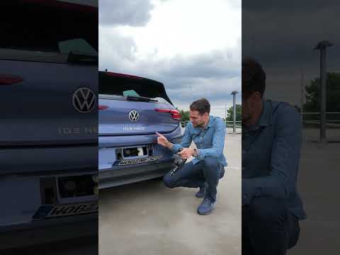 💡Kennzeichen umklappen für die Anhängerkupplung (75 kg) beim VW ID.3 Neo!