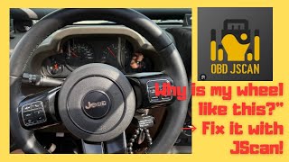 How to Straighten Your Jeep Wrangler JK Steering Wheel with JScan (NOT an Alignment!)
