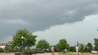 6-29-23 Remnants of a Derecho approaching Indianapolis, IN | Intense wind blowing loose articles