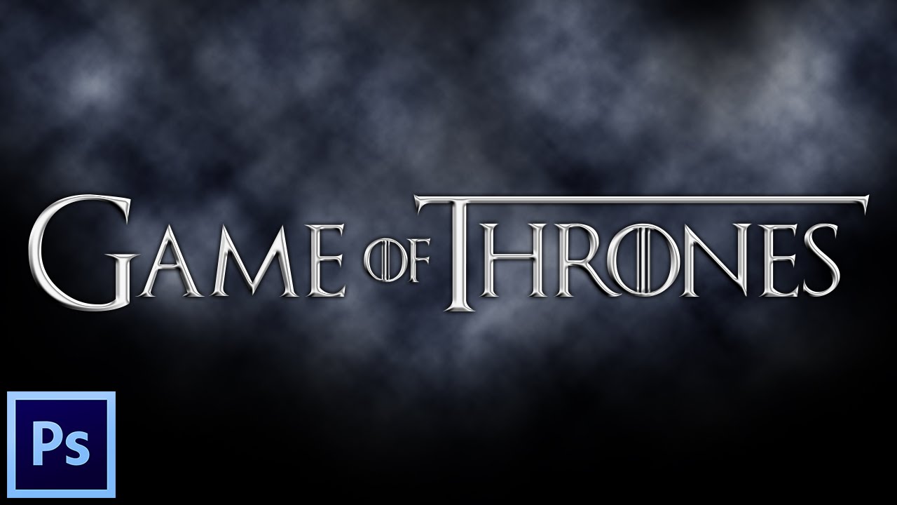 Photoshop Tutorial How To Create Game Of Thrones Text Youtube