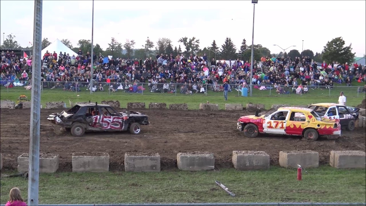 demolition derby 2017 ORANGEVILLE FAIR FULLSIZE FEATURE DEMO DERBY