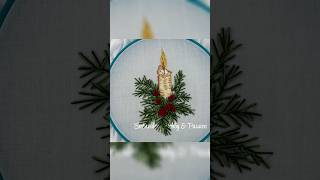 Christmas ornament bordado embroidery art video shorts shortsvideo viral satisfying art