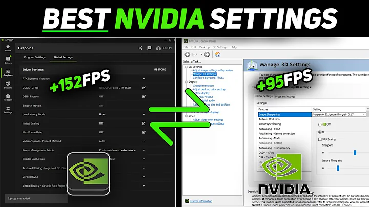 Best NVIDIA Control Panel Settings for MAX FPS & Low Input Lag (2025 Optimization Guide)