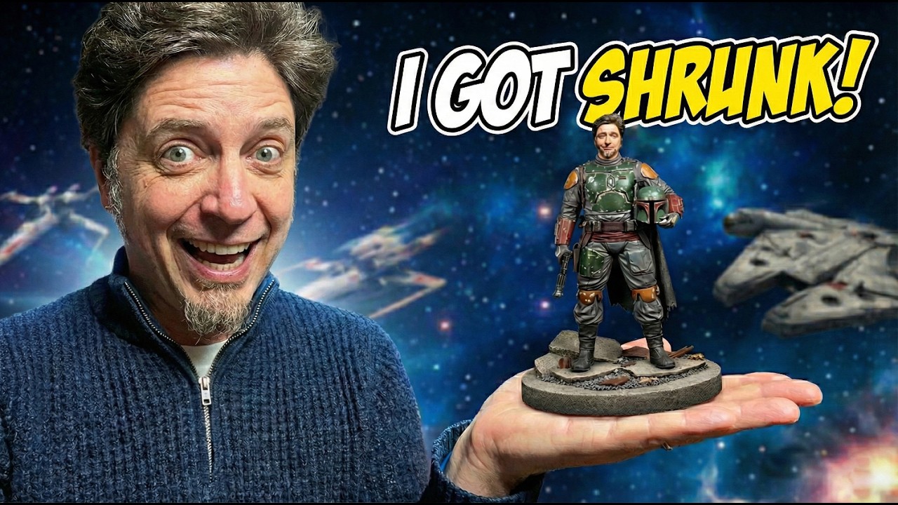 Я использовал ИИ, чтобы превратить себя в миниатюру для покраски.