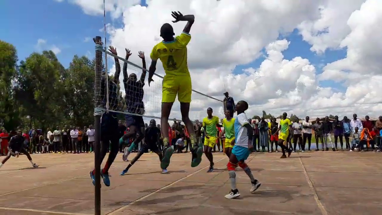Rusumo high school volleyball Team na Petit seminaire Virgo Fidelis Butare volleyball team
