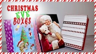 DIY Christmas EVE Boxes - Inexpensive Gift * Men * Women * Toddler Ideas