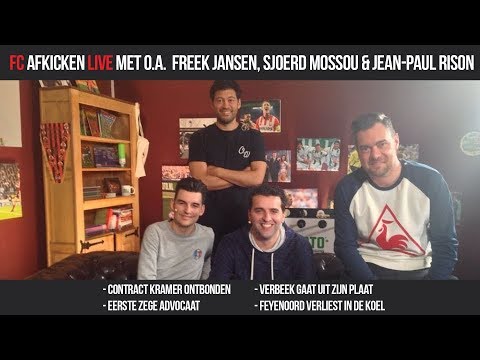 FC AFKICKEN LIVE - Met o.a. Freek Jansen, Sjoerd Mossou & Jean-Paul Rison