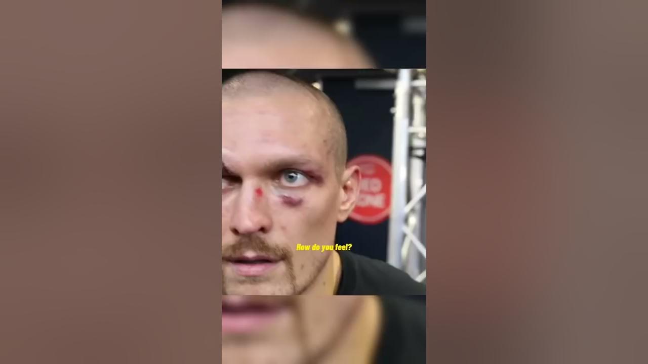 Usyk's hilarious reaction after beating Anthony Joshua