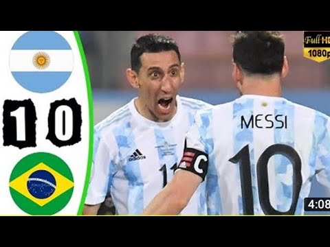 Argentina vs Brazil 1-0 highlights and goal (2021)