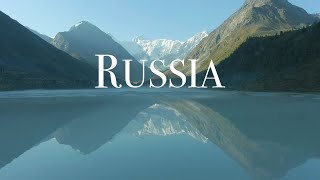 FLYING OVER RUSSIA (4K UHD) - Relaxing Music Along With Beautiful Nature Videos - 4K Video HD