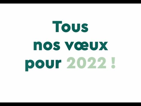 Eco mobilier vous souhaite une bonne année 2022 !