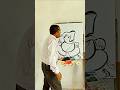 Outline Ganesh art #art #paint #tutorial #drawing #ytshorts