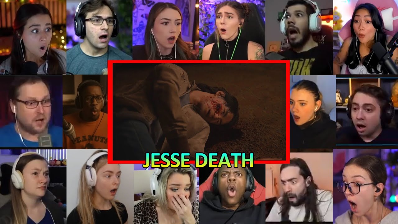 The Last of Us Part II: Jesse Death Scene - Reaction Mashup