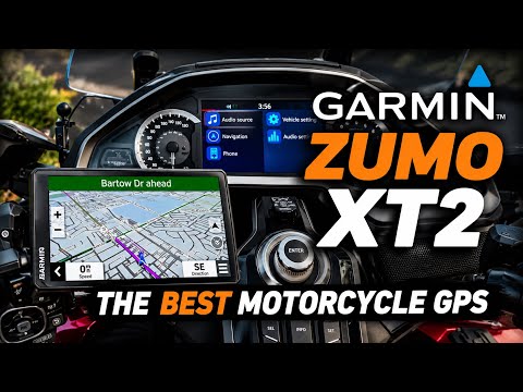 Video thumbnail: "The Best Motorcycle GPS Navigation | Garmin Zumo XT2 & R1 Radar" — hands-on review by Woodzman Adventures on YouTube