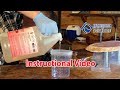 Incredible solutions table top epoxy instructional use how to properly mix  pour epoxy resin
