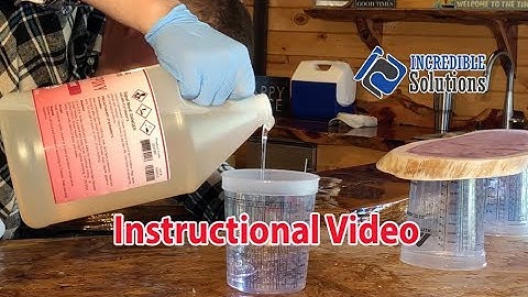 Incredible Solutions Table Top Epoxy Instructional Use, How To Properly Mix & Pour Epoxy Resin