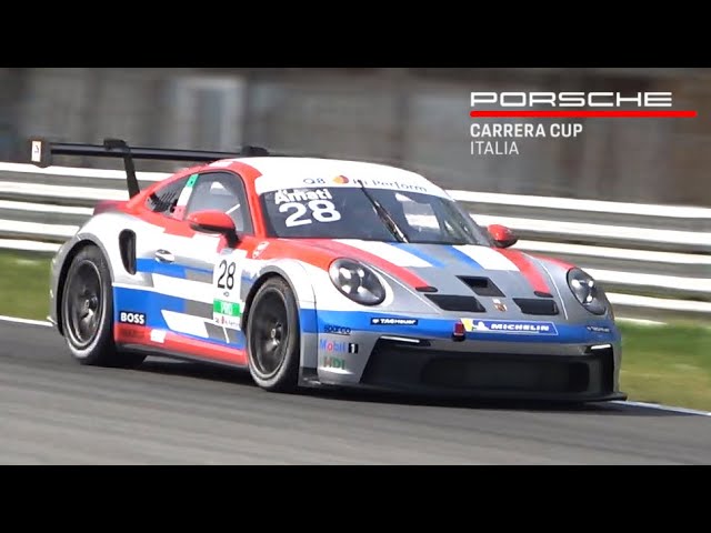 Porsche Carrera Cup Italia 2022 | Official Test - Action & Pure Sound feat.  Jorge Lorenzo! - YouTube