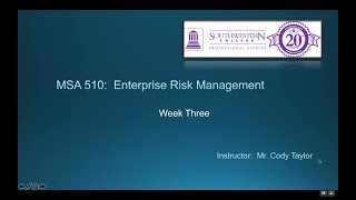 MSA 510: Unit 3