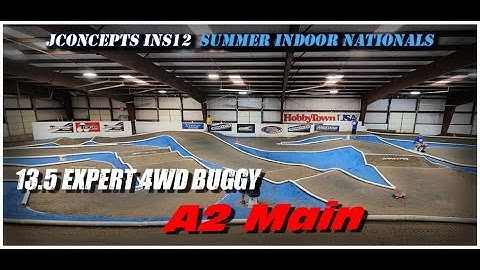JConcepts INS12 - Summer Indoor Nationals - 13.5 Expert 4wd Buggy A2 Main