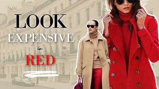 Ways to wear RED and LOOK EXPENSIVE | Classic Style over 40