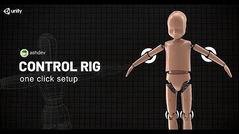 I made a Control Rig tool For Unity (one click setup!)