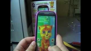 Игрушки телефон говорящий кот (Unboxing) (Talking cat Learning) Игрушки телефон говорящий кот (Unboxing) (Talking cat Learning)