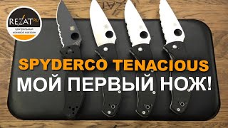 Скромный Spyderco Tenacious - Мой первый нож! | Обзор от Rezat.ru