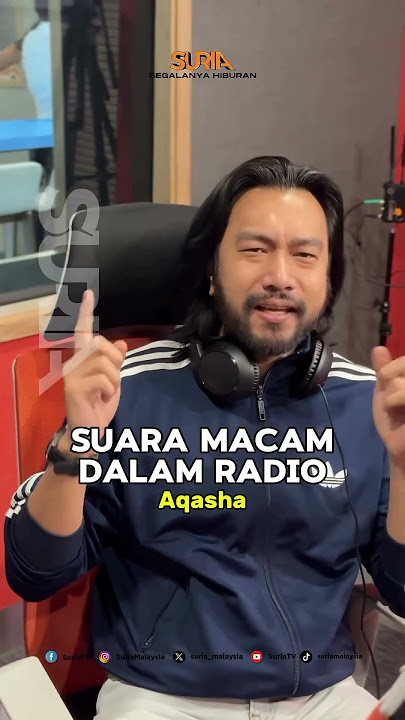 Wah sebiji macam penyanyi sebenar eh 😂 suara aqasha maintain sedap je nyanyi lagu Embun🔥 #suriafm
