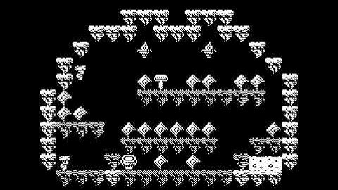 Zezito in the Glittering Caves MO5 (FORTH+ASM) WIP