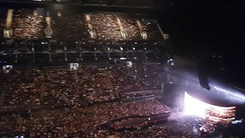 The O2 Arena London concert venue. Seat view from Block 419, Row J, Seat 905 (level 4 high)