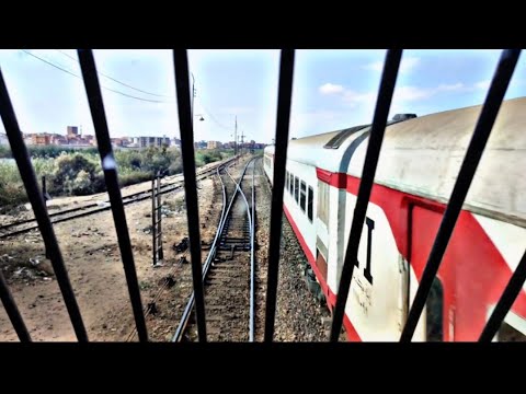 شاهد لحظه تغيير مسار القطار من سكه الاسماعيليه الي سكه السويس