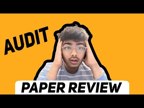 AUDIT Paper Review May 24