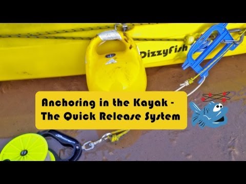Anchoring in the kayak Part 2 Quick release method 