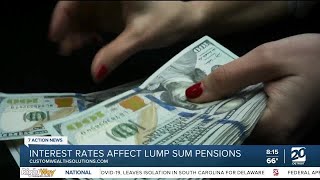 How interest rates affect lump sum pensions
