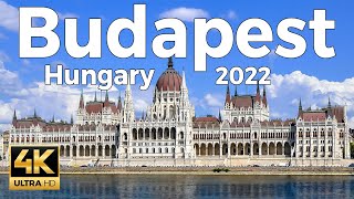 Budapest 2022, Hungary Walking Tour (4k Ultra HD 60fps)  With Captions