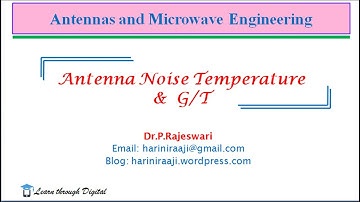 Lecture 07: Antenna temperature