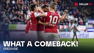 Watch AZ Alkmaar amazing comeback in just 12 minutes!