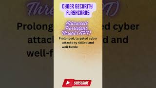Advanced Persistent Threats | Cyber Security Flashcards