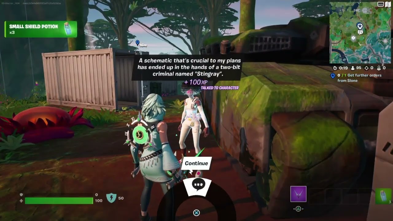 Get further orders from Slone-FORTNITE