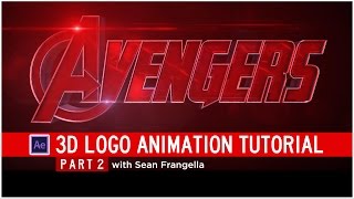 Avengers Age of Ultron 3D Title Recreation (After Effects Element 3D Tutorial) - Sean Frangella