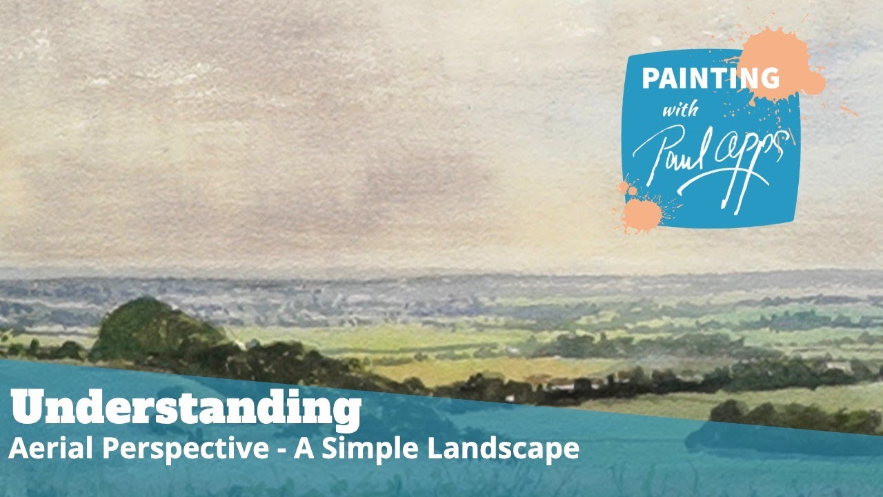 Understanding Aerial perspective - A simple landscape - YouTube
