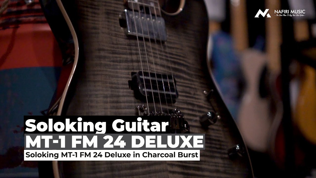 Soloking Mt 1 Fm 24 Deluxe In Charcoal Burst