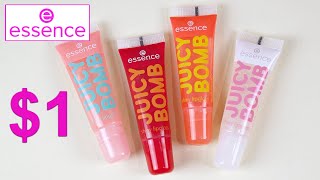 Лучший блеск для губ в аптеке 2021 года? Новый блеск для губ Essence Juicy Bomb — образцы + обзор