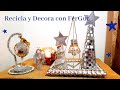 5  ADORNOS NAVIDEÑOS 5 !!! PINOS/ANGEL/CAMPANA/ESFERAS!//HOW TO MAKE CHRISTMAS DECORATIONS